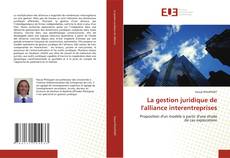 Buchcover von La gestion juridique de l'alliance interentreprises