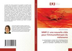 Buchcover von MMP-2: une nouvelle cible pour l'immunothérapie du mélanome