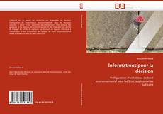 Capa do livro de Informations pour la décision 