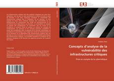 Buchcover von Concepts d’analyse de la vulnérabilité des infrastructures critiques