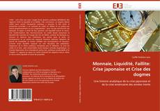 Monnaie, Liquidité, Faillite: Crise japonaise et Crise des dogmes kitap kapağı