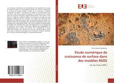 Bookcover of Etude numérique de croissance de surface dans des modèles RSOS