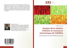 Portada del libro de Analyse de la relation inflation et croissance économique de l'UEMOA