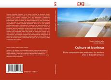 Capa do livro de Culture et bonheur 