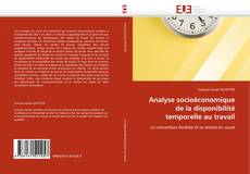 Buchcover von Analyse socioéconomique de la disponibilité temporelle au travail