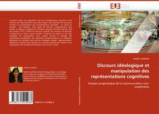 Buchcover von Discours idéologique et manipulation des représentations cognitives