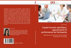 Buchcover von Capital humain spécifique, gouvernance et performance de l''entreprise