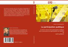 Buchcover von La participation publique