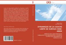 Buchcover von DYNAMIQUE DE LA COUCHE LIMITE DE SURFACE SEMI-ARIDE