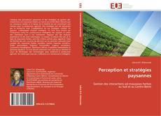 Copertina di Perception et stratégies paysannes