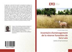 Capa do livro de Inventaire d'aménagement de la réserve forestière de So'o Lala 