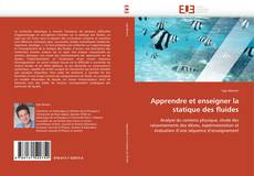 Обложка Apprendre et enseigner la statique des fluides