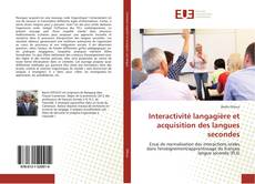 Capa do livro de Interactivité langagière et acquisition des langues secondes 