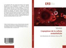 Buchcover von L'apoptose de la cellule endothéliale