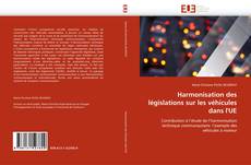 Buchcover von Harmonisation des législations sur les véhicules dans l''UE