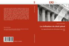 La civilisation du droit pénal的封面