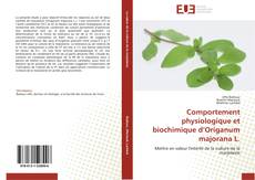Capa do livro de Comportement physiologique et biochimique d’Origanum majorana L. 
