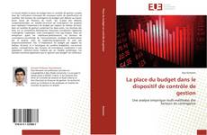 Bookcover of La place du budget dans le dispositif de contrôle de gestion