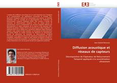 Buchcover von Diffusion acoustique et réseaux de capteurs