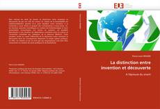 Buchcover von La distinction entre invention et découverte