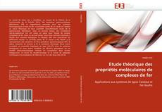 Buchcover von Etude théorique des propriétés moléculaires de complexes de fer