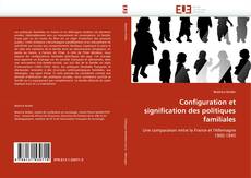 Buchcover von Configuration et signification des politiques familiales