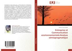 Capa do livro de Entreprise et Communication environnementale:Analyse sémiopragmatique 