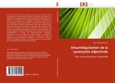 Buchcover von Désambiguïsation de la synonymie adjectivale