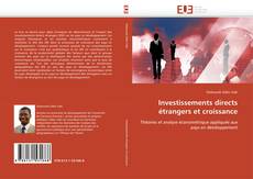 Buchcover von Investissements directs étrangers et croissance