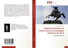 Capa do livro de L’opinion publique en France face à la campagne de Russie de 1812 