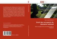 Portada del libro de Droit des occupants du domaine national