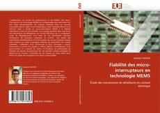 Capa do livro de Fiabilité des micro-interrupteurs en technologie MEMS 