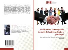 Buchcover von Les décisions participative au sein de l'Administration publique