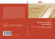 Buchcover von Hériter en contexte postsocialiste