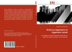 Droit au logement et logement social kitap kapağı