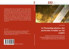 Capa do livro de la Photodégradation des pesticides irradiés sur les argiles 