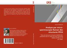 Capa do livro de Analyse par micro-spectroscopie Raman des structures PPLN 