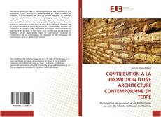 Buchcover von CONTRIBUTION A LA PROMOTION D'UNE ARCHITECTURE CONTEMPORAINE EN TERRE
