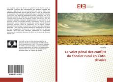 Buchcover von Le volet pénal des conflits du foncier rural en Côte-d'Ivoire