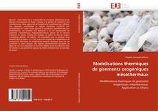 Modélisations thermiques de gisements orogéniques mésothermaux的封面