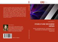 Buchcover von ETUDE D''UNE DECHARGE HIPIMS