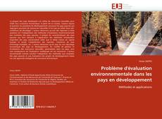 Bookcover of Problème d'évaluation environnementale dans les pays en développement
