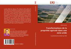 Capa do livro de Transformations de la propriété agricole dans une zone aride 