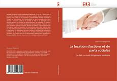 Capa do livro de La location d'actions et de parts sociales 