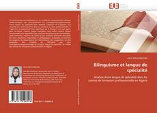 Capa do livro de Bilinguisme et langue de spécialité 