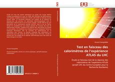 Portada del libro de Test en faisceau des calorimètres de l'expérience ATLAS du LHC