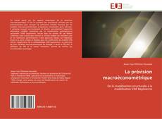 La prévision macroéconométrique kitap kapağı