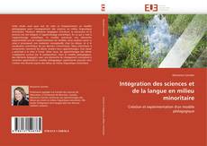 Portada del libro de Intégration des sciences et de la langue en milieu minoritaire
