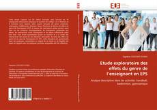 Portada del libro de Etude exploratoire des effets du genre de l'enseignant en EPS
