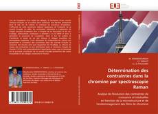 Buchcover von Détermination des contraintes dans la chromine par spectroscopie Raman